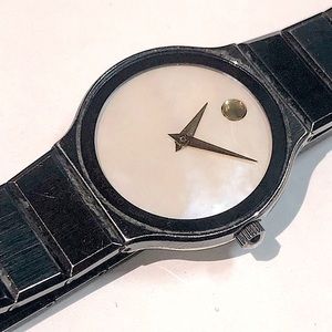 Movado Museum Ladies Mother-of-Pearl Stainless Steel Watch